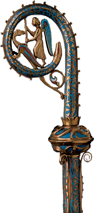 Crozier with St Michael and Dragon