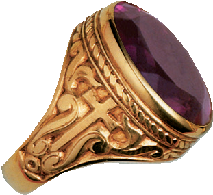 European Designed Bishop's Ring