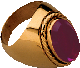 Polished Finish Bishop's Ring