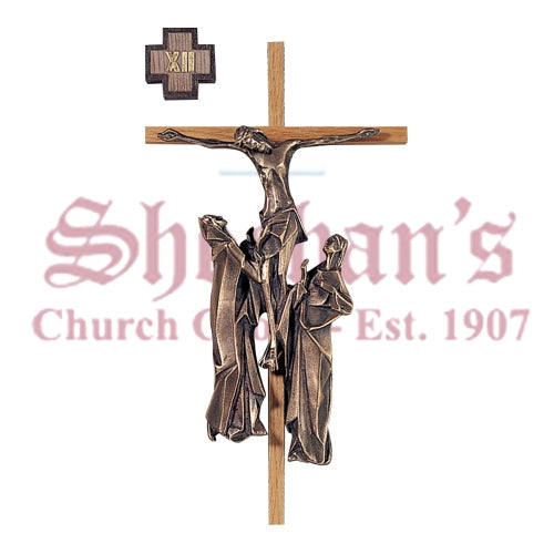 14 Stations Of The Cross With Crosses and Numerals