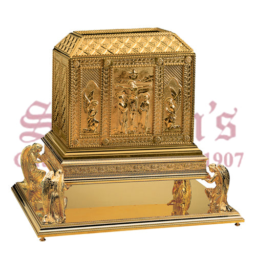 Tabernacle with Crucifixion Scene and Optional BAse