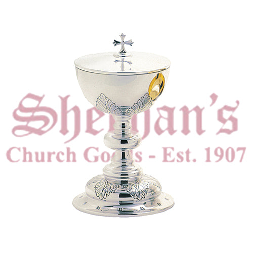 Chalice With Hand Chiseled Acanthus Leaves
