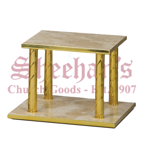 Thabor Table with Marble Shelves