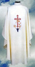 Chasuble with Cross Wheat and Grapes