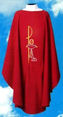 IHS Embroidered Chasuble
