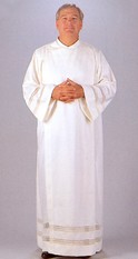 Priest wearing an alb