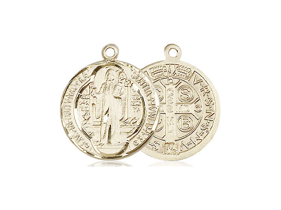 14K Gold Filled St. Benedict Pendant
