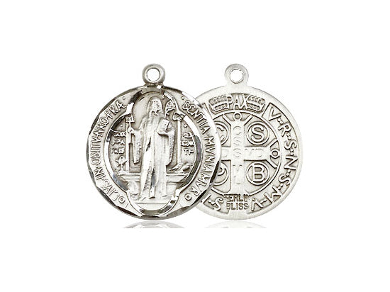 St. Benedict Sterling Silver Pendant
