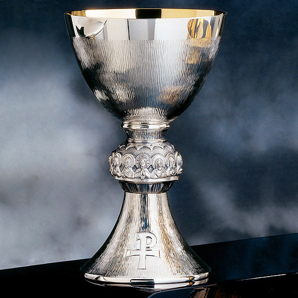 Last Supper Ciborium with Fine Straw Hammering