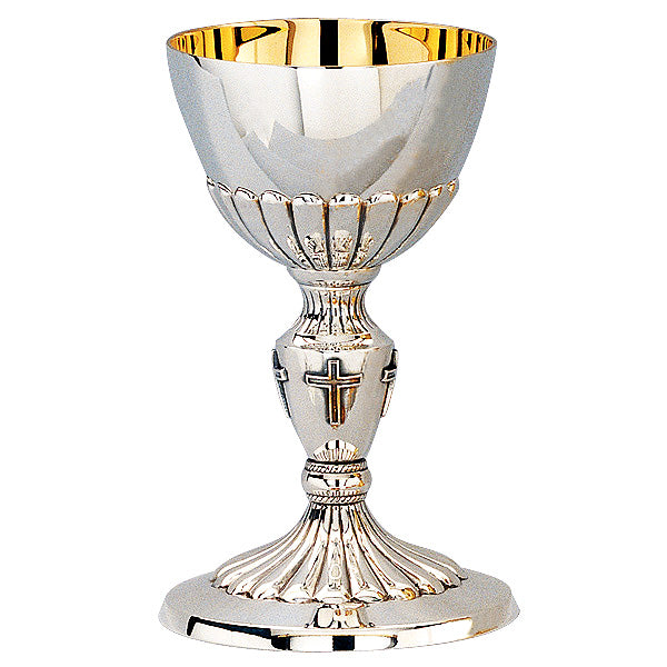 Embossed Chalice and Dish Paten