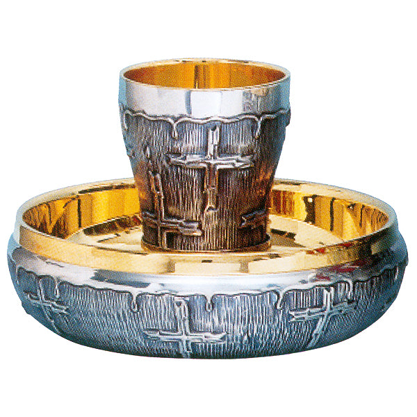 Intinction Set with Hand-Embossed Cross Design
