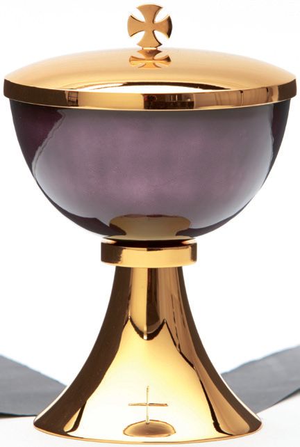 Chalice with Purple Fire-Enameled Cup