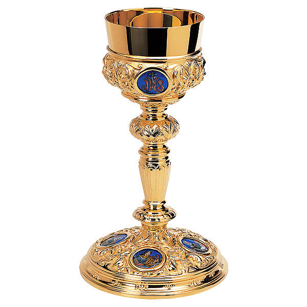 Chalice & Scale Paten With Four Evangelists Medallions
