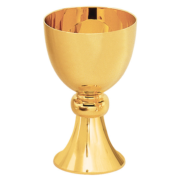 24K Gold-Plated Large Chalice with Pouring Spout