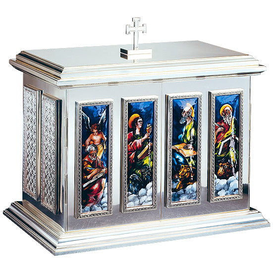 Tabernacle with Fire Enameled Four Evangelists