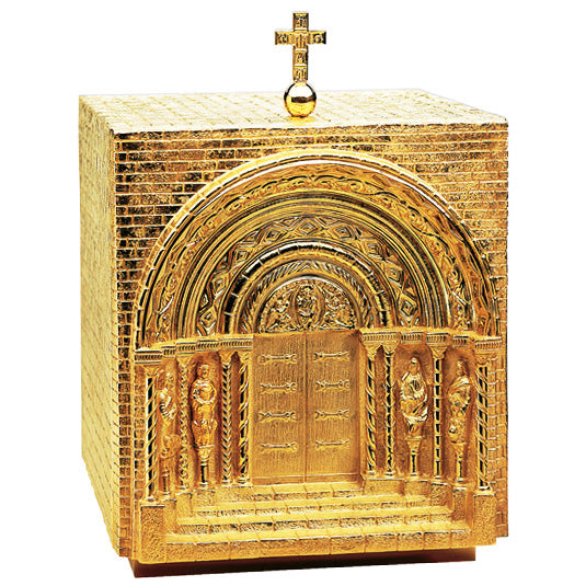 Tabernacle with Romanesque Design