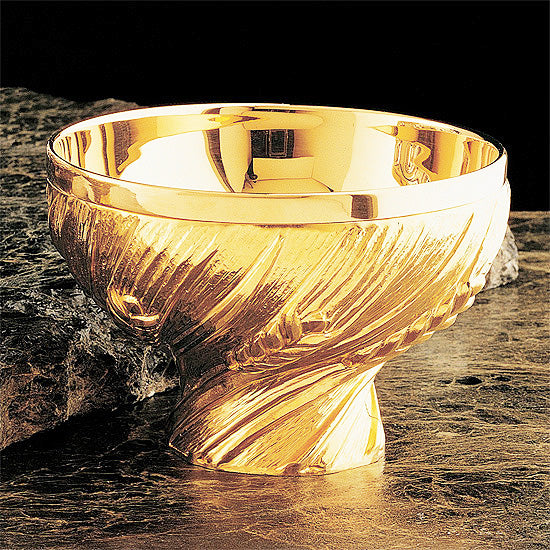 Open Ciboria with Twisted Wheat Design