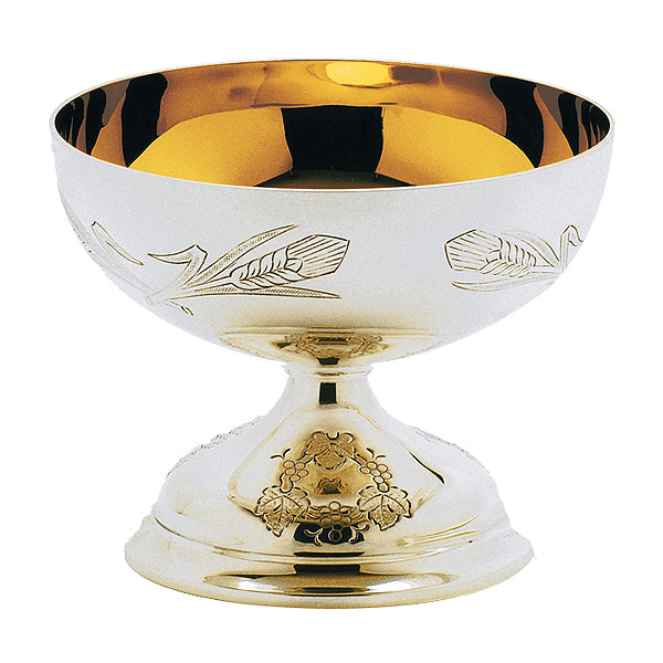 Ciboria with Hand Engraved Wheat Design