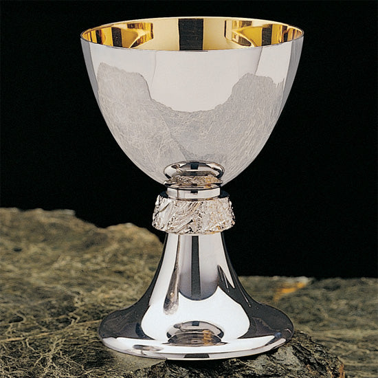 Stainless Steel Gold-Lined Open Ciboria