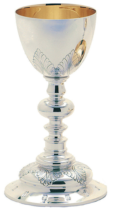 Ciboria With Hand Chiseled Acanthus Leaves