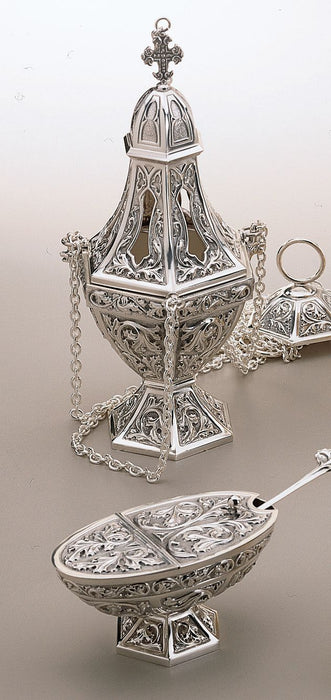Gothic Censer, Boat and Spoon