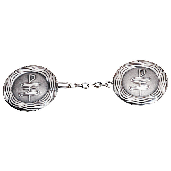 Rho Tau and Fish Clergy Cope Clasp
