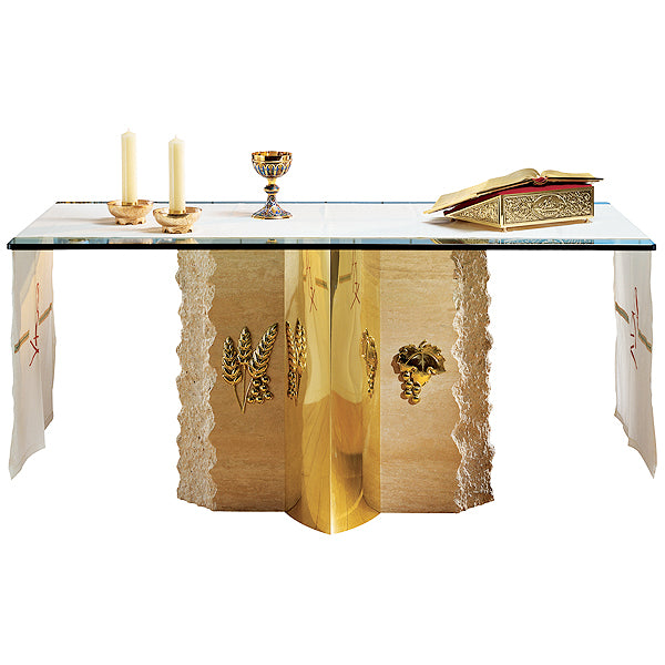 Bronze and Marble Pedestal