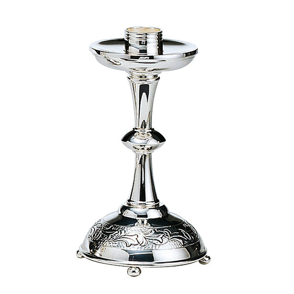 Classic Style Altar Cross With Embellished Footed Base