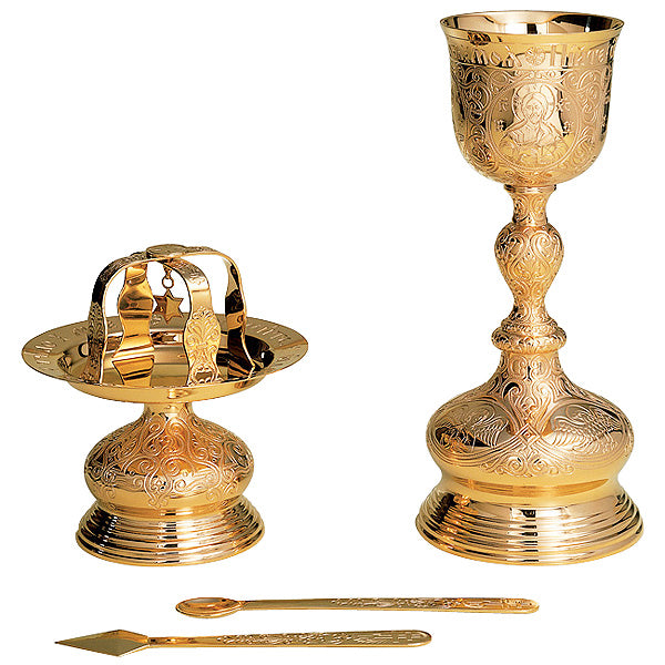 Eastern Rite Set Featuring the Pantocrator & Symbols of the Four Evangelists