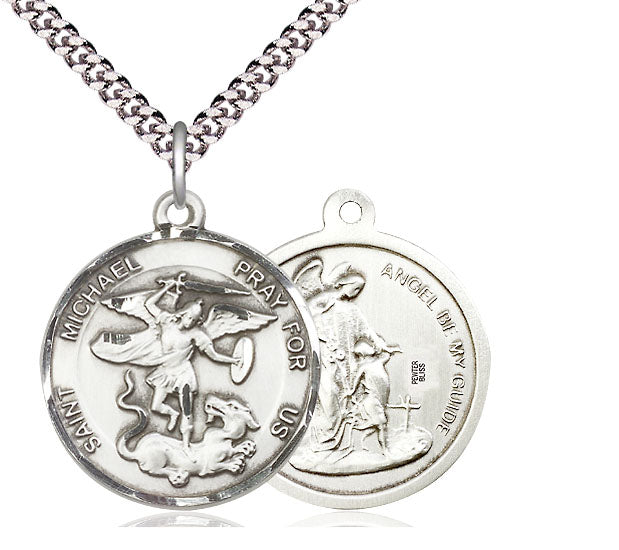 St. Michael The Archangel Sterling Silver Pendant