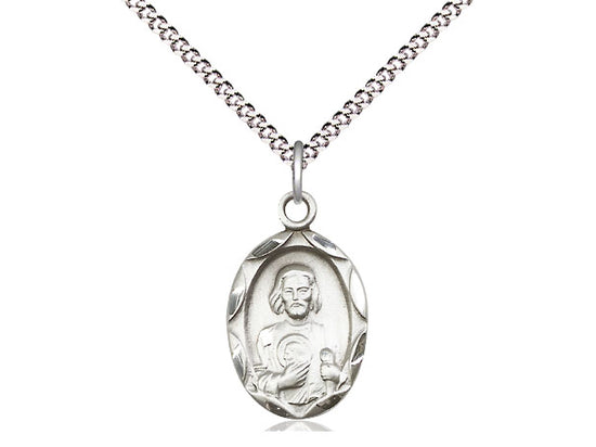 Sterling Silver St. Jude Pendant