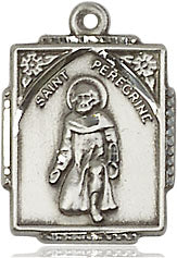 St. Peregrine Sterling Silver Pendant