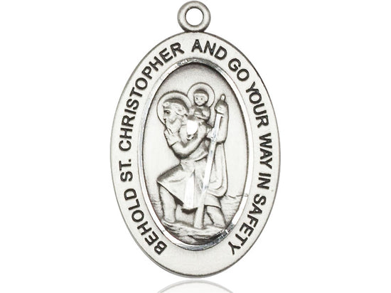 St. Christopher Sterling Silver Pendant