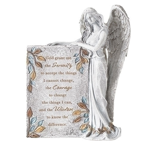 Serenity Prayer Angel Figure 8" High