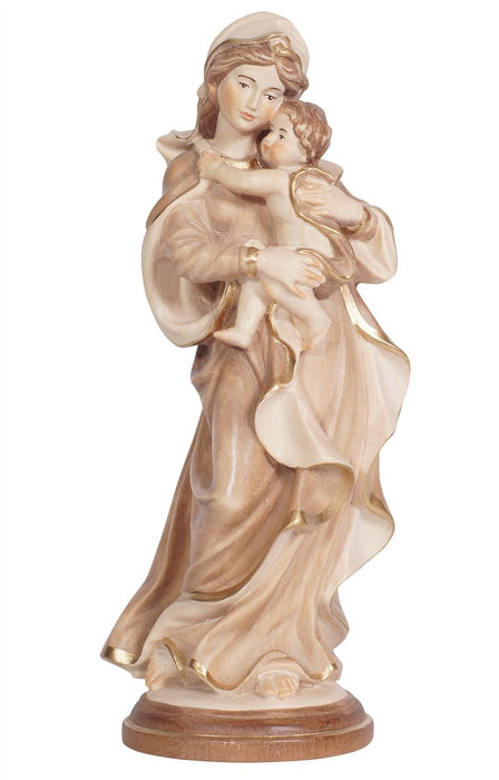 Madonna Raffaelo Wood Carve Statue