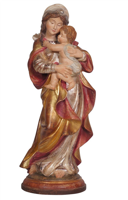 Madonna Raffaelo Wood Carve Statue