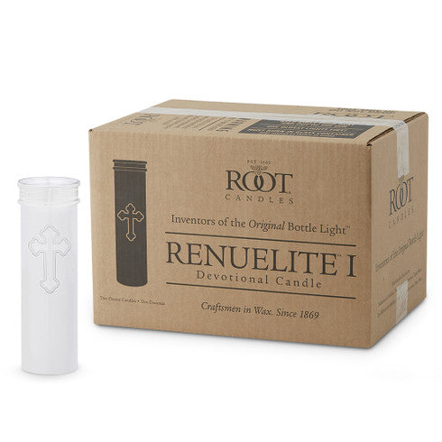Root Candles 6-7 Day Renuelite Plastic Inserts for Devotional Candles/Sanctuary Lights