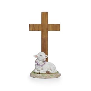 Lamb With Cross Figure
