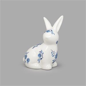Blue Willow Porcelain Bunnies