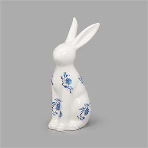 Blue Willow Porcelain Bunnies