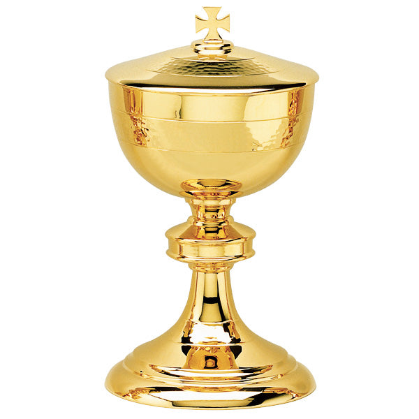 Chalice & Scale Paten with Hand Hammered Band