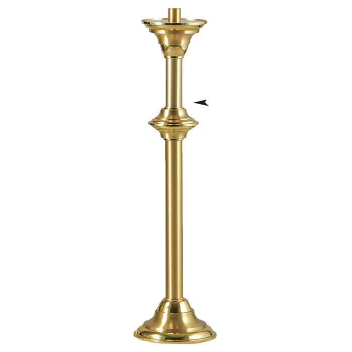 Brass Processional Candlesticks - Pair