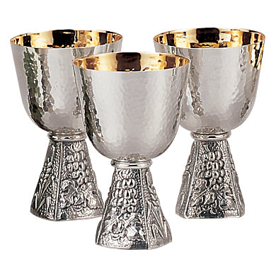 Grape and Wheat Design Serving Chalice