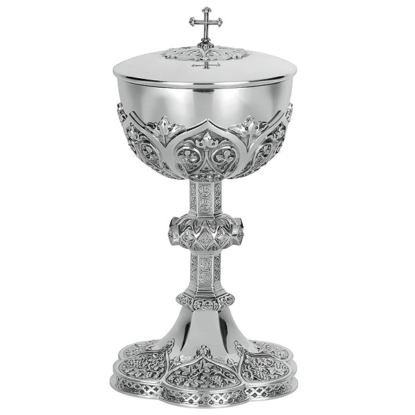 Silver Gothic Ciborium with Filigree