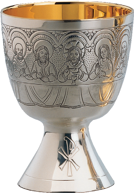 Chalice and Paten Hand Engraved