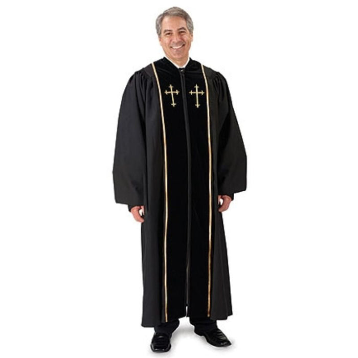 Murphy "Tudor" Pulpit Robe With Embroidered Crosses