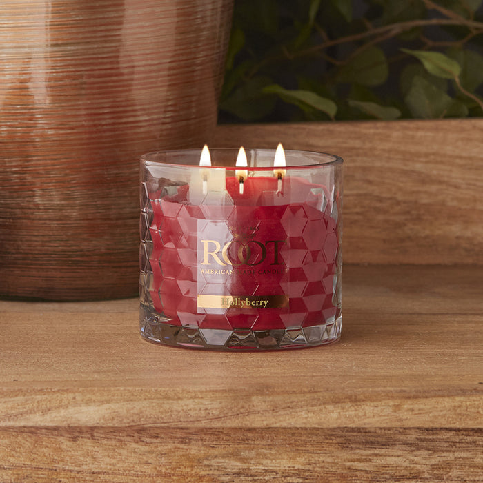 Root Candles Holiday Legacy 3-Wick Honeycomb Candles