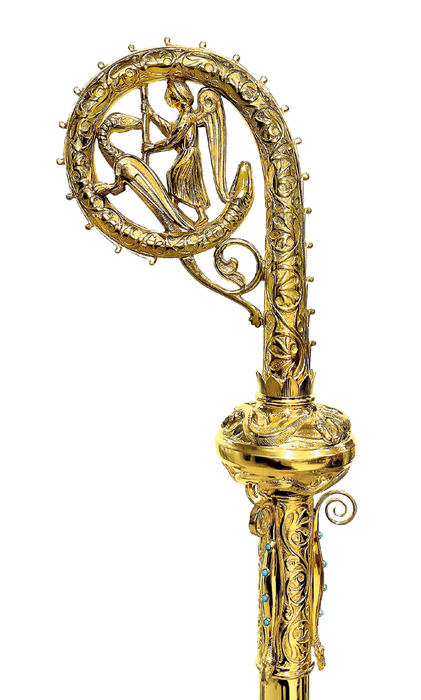 Crozier with St Michael and Dragon