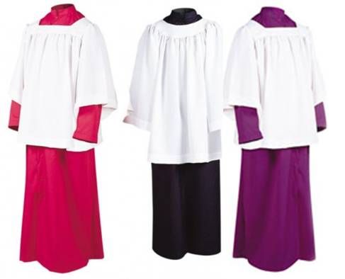 Abbey Brand Altar Server Cassock - Youth Button Front 215B