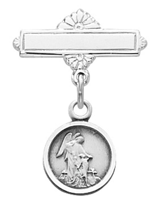 Guardian Angel Baby Bar Pin
